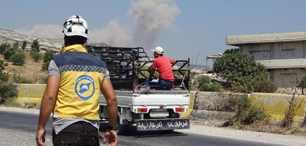 Suriye’nin İdlib ve Hama illerine hava saldırıları sürüyor