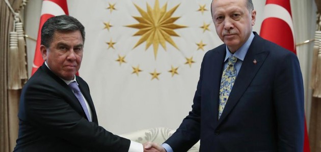 Cumhurbaşkanı Erdoğan Peru Büyükelçisini kabul etti