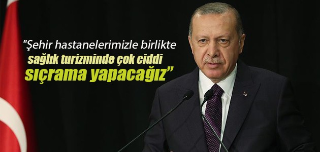 Cumhurbaşkanı Erdoğan: Sağlık bizim en güzel neticeleri aldığımız alanların başında