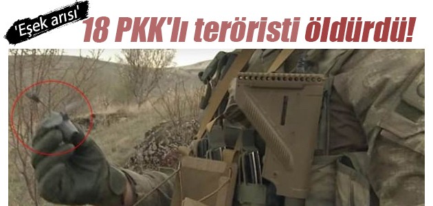 103 şehidin katili 18 PKK’lı teröristi “eşek arısı“ öldürdü