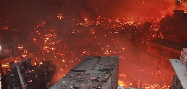 Brezilya’da yangın 600 evi kül etti