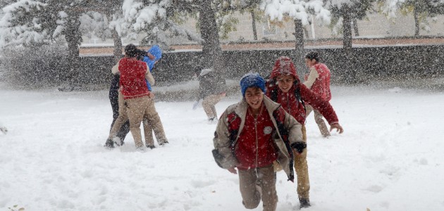 Aksaray’da eğitime kar tatili