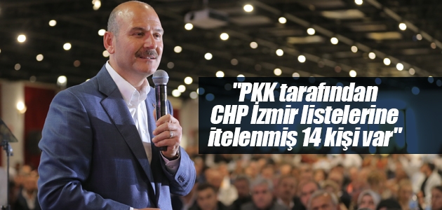 “PKK tarafından CHP İzmir listelerine itelenmiş 14 kişi var“