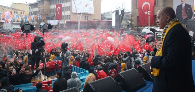 Cumhurbaşkanı Erdoğan: CHP ve onun ruh ikizi HDP’ye rağmen yatırımlarımıza devam edeceğiz