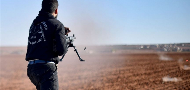 Tel Rıfat’taki YPG/PKK’lı teröristlerden ÖSO mevzilerine saldırı