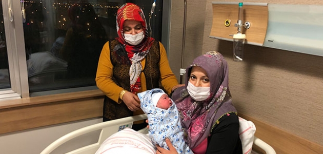  Konya'da yılın ilk bebeği 