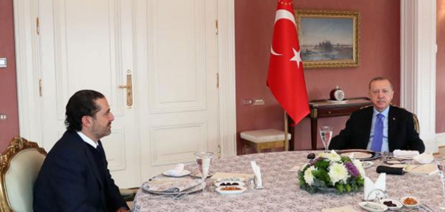 Cumhurbaşkanı Erdoğan, Lübnan’da hükümeti kurmakla görevlendirilen Hariri’yi kabul etti
