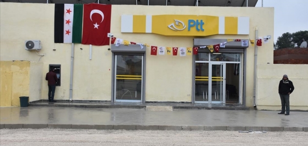 Barış Pınarı Harekatı bölgesinde PTT şubesi açıldı 