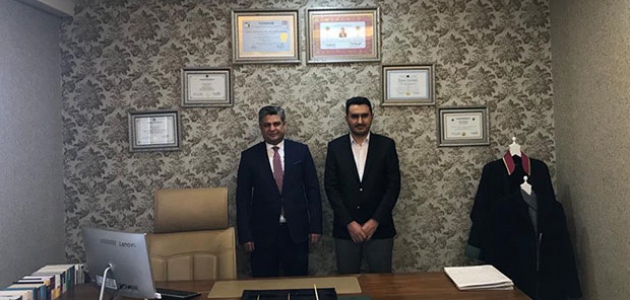 Başkan Erdal’dan avukat Ömer Şahin’e ziyaret