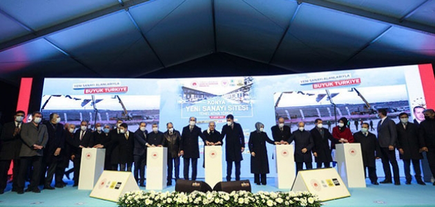 Konya Yeni Sanayi Sitesi Temel Atma Töreni gerçekleştirildi              