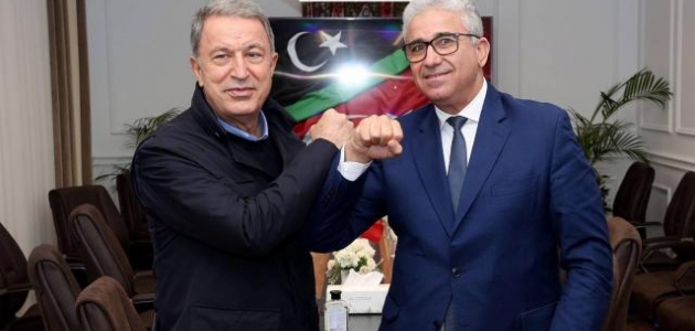 Bakan Akar’dan Libya İçişleri Bakanı Başağa’ya geçmiş olsun telefonu