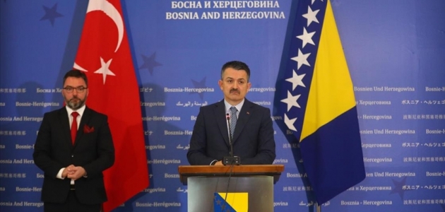Bakan Pakdemirli: Serbest Ticaret Anlaşması Türkiye ile Bosna Hersek arasındaki ilişkileri geliştirecektir