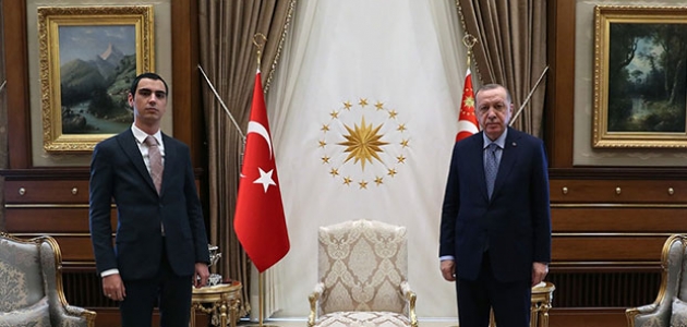 Cumhurbaşkanı Erdoğan, Muhsin Yazıcıoğlu’nun oğlu Fatih Furkan Yazıcıoğlu’nu kabul etti