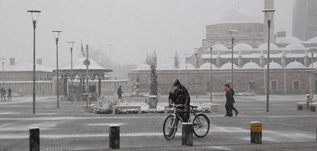 Konya’da yoğun kar yağışı bekleniyor