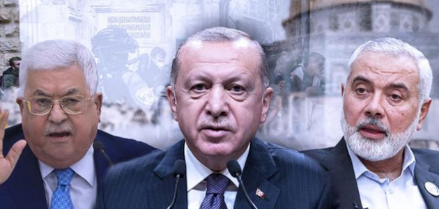 Cumhurbaşkanı Erdoğan, Abbas ve Heniyye ile ayrı ayrı görüştü   