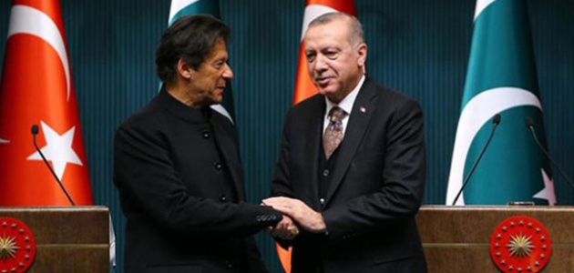  Cumhurbaşkanı Erdoğan Pakistan Başbakanı ile görüştü  