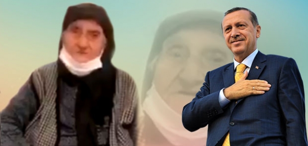 Konya’da 100 yaşındaki ninenin Erdoğan sevgisi 