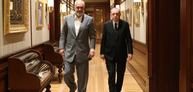 Cumhurbaşkanı Erdoğan, Arnavutluk Başbakanı Rama'yı kabul etti 