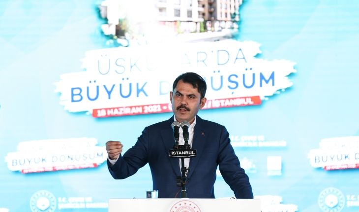 Murat Kurum, Üsküdar’da 5 bin Yeni Konut Projesi’nin törenine katıldı