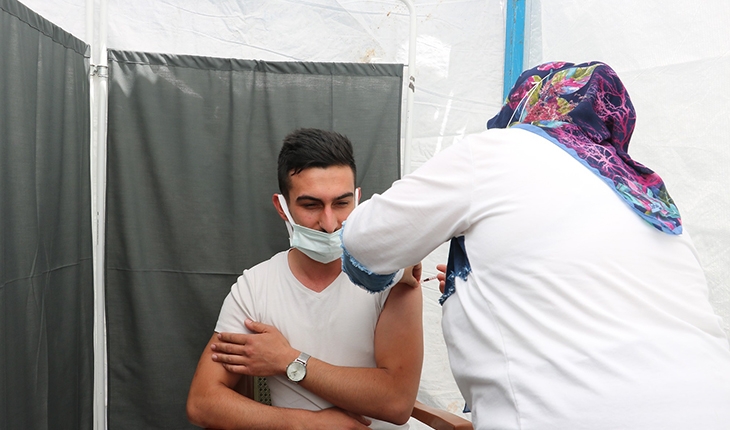 Beyşehir’de aşı uygulama noktası kuruldu