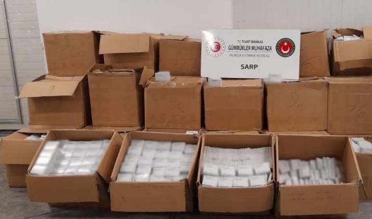 20 bin kutu “kırmızı reçeteli ilaç“ gümrüğe takıldı