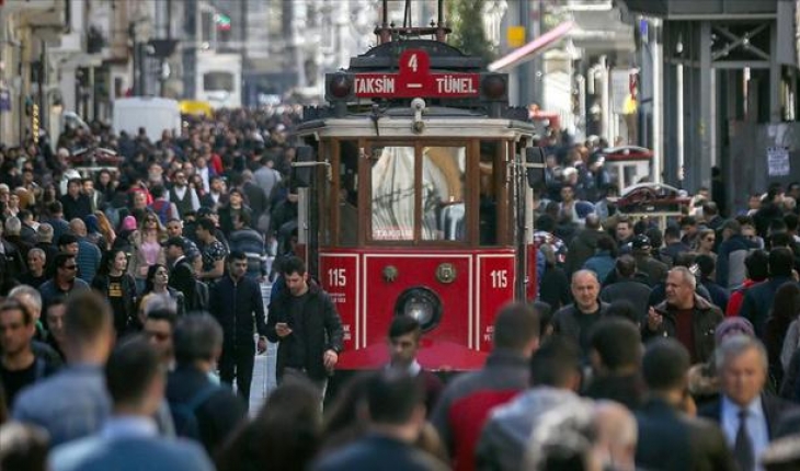 Türkiye nüfus büyüklüğüne göre sıralamada 19’uncu sırada