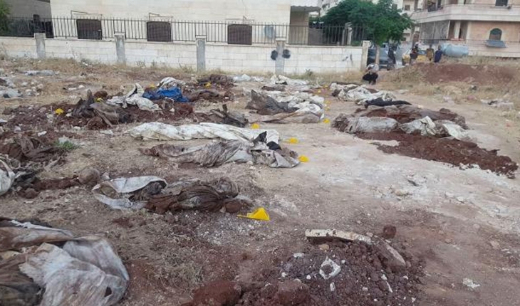 Afrin’de PKK vahşeti: 35 sivilin cansız bedeni bulundu