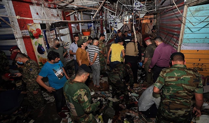 Bağdat'ta pazar yerinde patlama: 22 ölü, 47 yaralı
