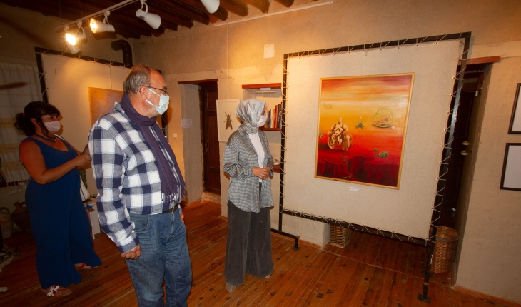 Konya'daki Sonsuz Şükran Köyü'nde Sonsuzluğun Sesi Sanatevi açıldı