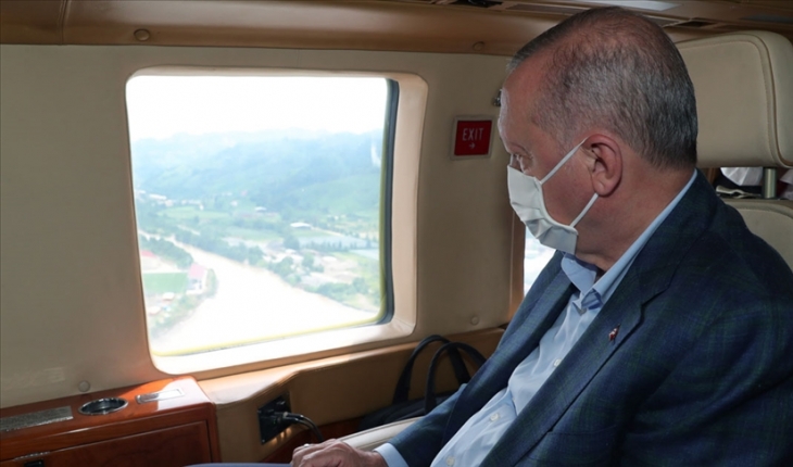 Cumhurbaşkanı Erdoğan, Artvin ve Rize’de yürütülen çalışmalarla ilgili Bakan Karaismailoğlu’ndan bilgi aldı