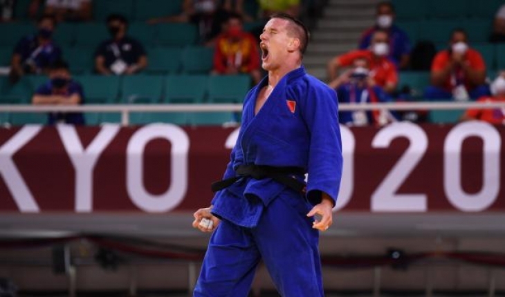 Milli judocu Mihael Zgank yarı finale yükseldi