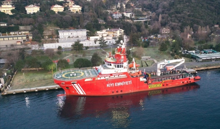 Türkiye'nin ilk acil müdahale gemisi Nene Hatun'dan destek