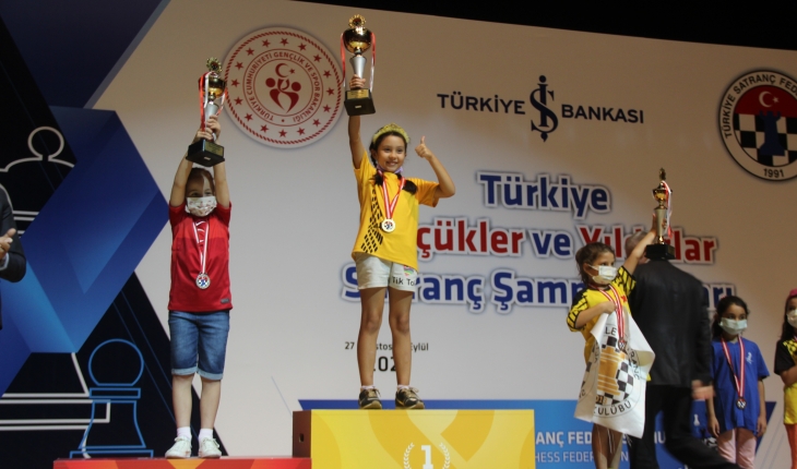 Konya'da yapılan 2021 Türkiye Küçükler ve Yıldızlar Satranç Şampiyonası sona erdi