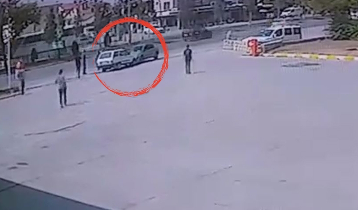 Konya’da firari hırsızlık şüphelisinin yakalanma anı kamerada