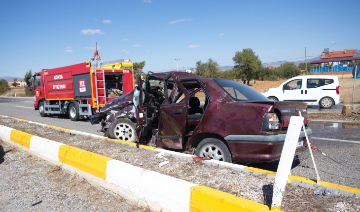 Konya’da feci kaza: 4’ü ağır 8 yaralı