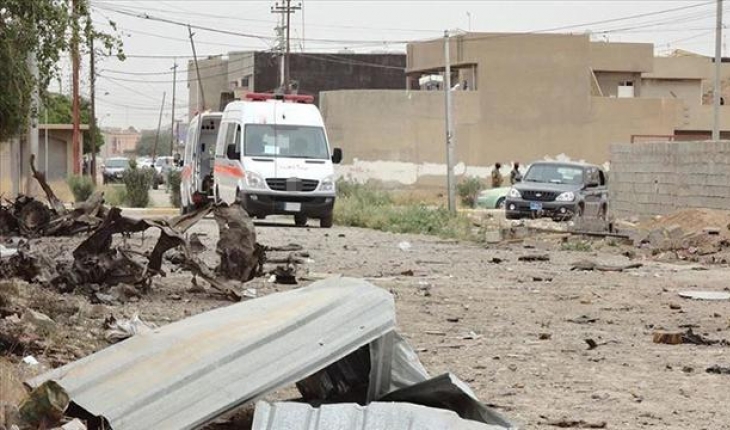 Irak’ta polis karakoluna bomba yüklü araçla saldırı