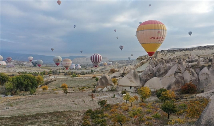Kapadokya’yı 10 ayda 2 milyona yakın turist ziyaret etti