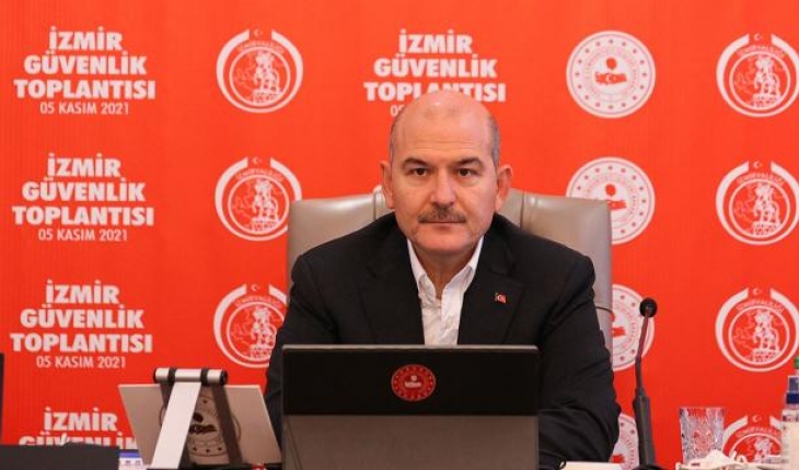 Bakan Soylu İzmir'de güvenlik toplantısına katıldı