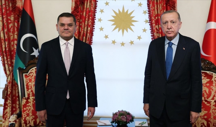 Cumhurbaşkanı Erdoğan Libya Başbakanı Dibeybe’yi kabul etti