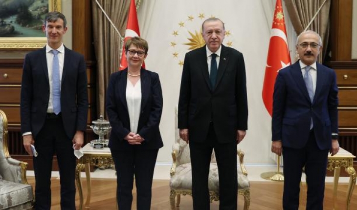 Cumhurbaşkanı Erdoğan, EBRD Başkanını kabul etti