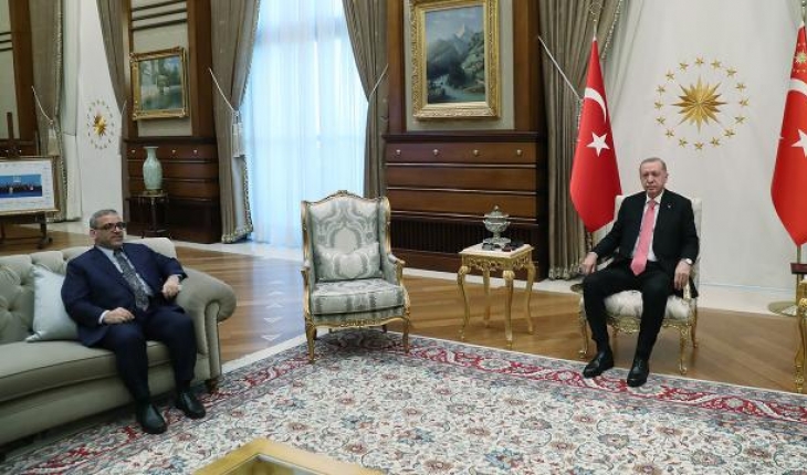 Cumhurbaşkanı Erdoğan, Halid El-Meşri ile görüştü
