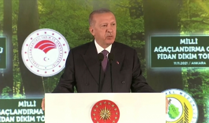 Cumhurbaşkanı Erdoğan: 81 ile 81 millet ormanı kuracağız