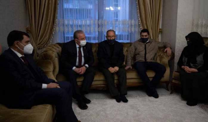 TBMM Başkanı Şentop'tan Başak Cengiz'in ailesine taziye ziyareti