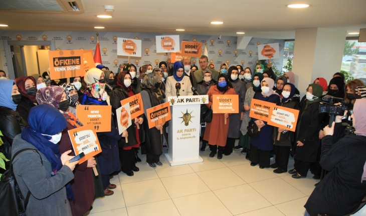 AK Partili kadınlardan ’kadına şiddet’ ile mücadele kararlığı
