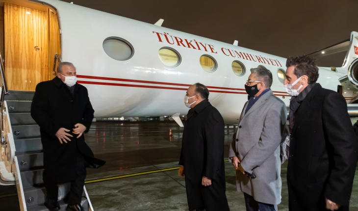 TBMM Başkanı Mustafa Şentop, Varşova'ya geldi