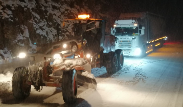 Antalya-Konya kara yolu trafiğe kapatıldı