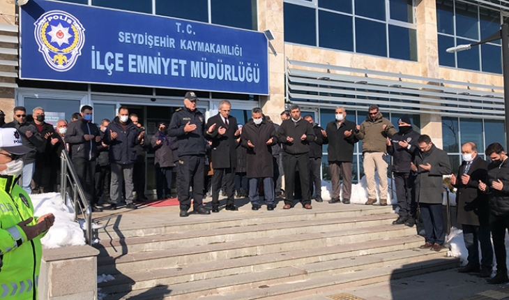 Kalp krizi sonucu vefat eden polis memuru için Konya’da tören düzenlendi