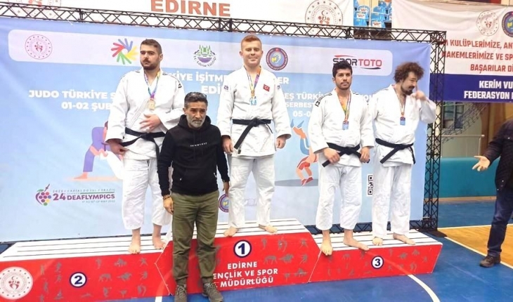 Kululu judocu Edirne’den altın madalyayla döndü