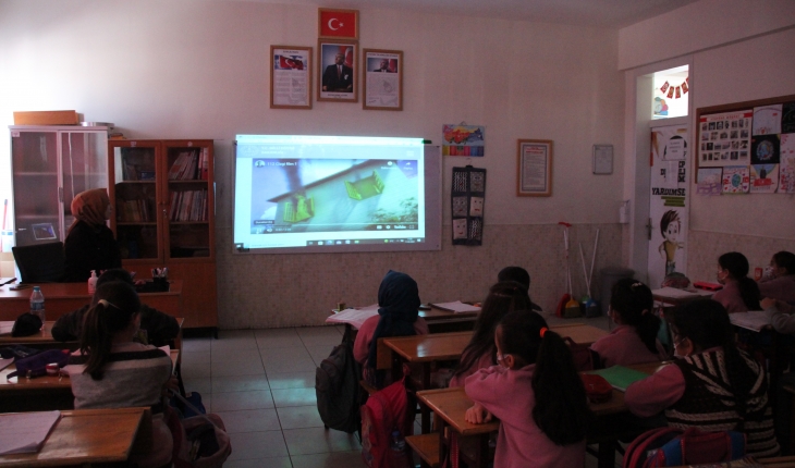 Konya’da öğrencilere 112’yle ilgili bilgilendirici video izletildi
