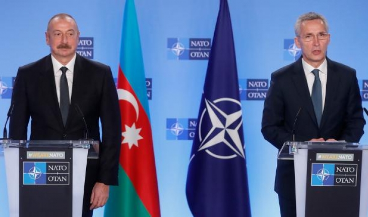 NATO Genel Sekreteri Stoltenberg Aliyev ile görüştü